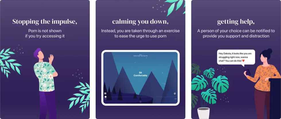 Porn blocker & Therapy App